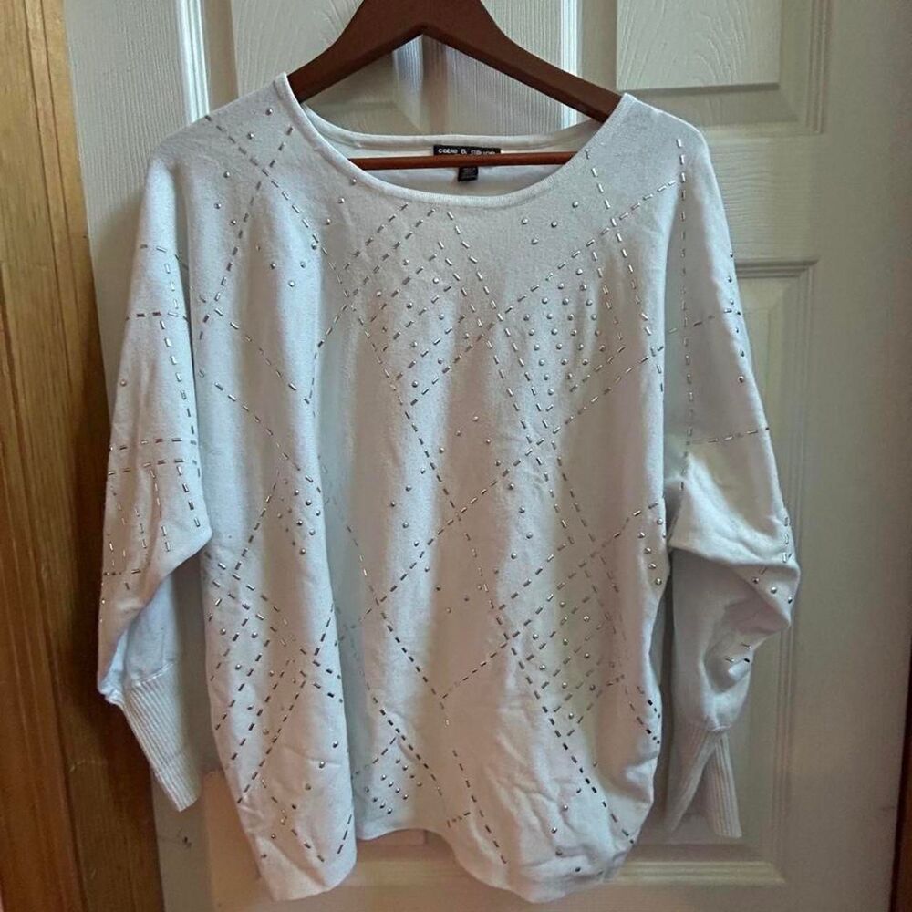 Cable-gauge Women's White Jumper